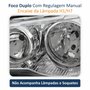 Par de Farol Fiat Siena G3 2003 Até 2012 Original Arteb Máscara Cromada Com Aro Cromado Foco Duplo