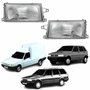 Par de Farol Fiat Uno Fiorino Elba 1991 até 2003 Original Arteb Foco Simples