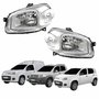 Par Farol Fiat Uno Way Vivace 2010 Até 2014 Fiorino 2014 Até 2019 Máscara Cromada