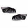Par de Farol Ford Ecosport 2008 Até 2012 Máscara Negra