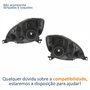Par Farol Principal Ford Ka 2008 Até 2014 Máscara Negra