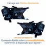 Par de Farol Ford Ranger 2017 Até 2023 Máscara Negra Com Projetor