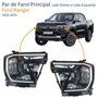 Par de Farol Ford Ranger 2024 2025 Full Led Sem Projetor Com Reator