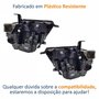 Par de Farol Ford Ranger 2024 2025 Full Led Sem Projetor Com Reator