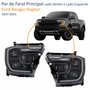 Par de Farol Ford Ranger Raptor 2024 2025 Full Led Com Projetor Com Reator