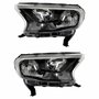 Par Farol Ford Ranger Xls 2017 Até 2023 Máscara Negra