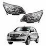 Par de Farol Gm Agile 2009 Até 2016 Máscara Cromomix