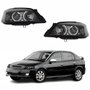 Par de Farol Gm Astra 2003 Até 2012 Máscara Negra