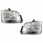 Par de Farol GM Blazer 2001 Até 2011 Foco Duplo Pisca Cristal