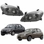 Par de Farol Gm Celta Prisma 2012 Até 2014 Cromomix