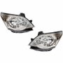 Par de Farol Gm Cobalt 2012 Até 2015 Máscara Cromada