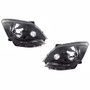 Par de Farol Gm Cobalt 2012 Até 2015 Máscara Negra