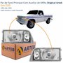 Par de Farol Gm D20 1993 Até 1995 Com Auxiliar de Milha Original Arteb