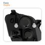 Par Farol Principal Gm Meriva 2003 Até 2012 Foco Duplo Máscara Cromada