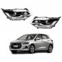 Par de Farol Gm Onix 2020 Até 2023 Sem Led Com Projetor Manual Cromado