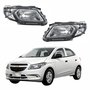 Par de Farol Gm Onix Joy 2017 até 2019 Original Arteb Fumê