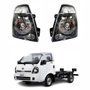 Par de Farol Kia Bongo 2013 Até 2018 Máscara Negra