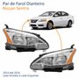 Par de Farol Nissan Sentra 2014 Até 2016 Com Led