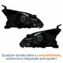 Par de Farol Nissan Sentra 2014 Até 2016 Com Led