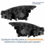 Par de Farol Principal Ford Fiesta 2008 2009 2010