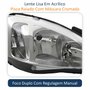 Par de Farol Principal Gm Corsa 2003 Até 2012 Montana 2003 Até 2010 Original Arteb Pisca Raiado Máscara Cromada