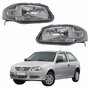 Par de Farol Principal Vw Gol G4 2005 Até 2008 Original Arteb Máscara Cinza
