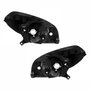 Par de Farol Renault Sandero 2012 2013 2014 Máscara Negra