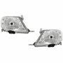Par de Farol Toyota Hilux Srv 2009 2010 2011 Com Pisca Cristal