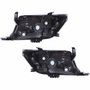 Par de Farol Toyota Hilux Srv 2012 Até 2015 Máscara Cromada