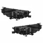 Par de Farol Toyota Hilux Srv 2021 Até 2023 Com Led Com Aro Cromado