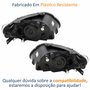 Par de Farol Vw Gol G5 2008 Até 2012 Original Arteb Máscara Cromada