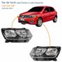 Par de Farol Vw Gol G8 2018 Até 2023 Foco Duplo