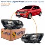Par de Farol Vw Gol G8 2018 Até 2023 Original Arteb
