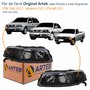 Par de Farol VW Gol Saveiro Parati G3 1999 Até 2005 Original Arteb Foco Duplo Máscara Negra