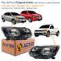 Par de Farol Vw Gol Voyage G8 2018 Até 2023 Saveiro G7 2016 Até 2022 Original Arteb