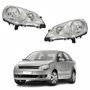 Par de Farol Vw Polo 2008 Até 2014 Cromado