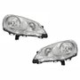 Par de Farol Vw Polo 2008 Até 2014 Cromado