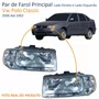 Par de Farol Vw Polo Classic 2000 Até 2002