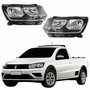 Par de Farol Vw Saveiro G7 2016 Até 2022 Foco Duplo