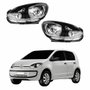 Par de Farol Vw Up 2014 Até 2017 Com Friso Cromado