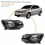 Par de Farol Vw Voyage G8 2018 Até 2023
