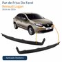 Par de Friso Do Farol Renault Logan 2014 Até 2019