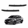Par de Friso Grade Radiador Fiat Cronos 2021 2022 2023 Black Piano
