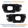 Par de Grade Parachoque Ford Ranger 2024 2025 Com Furo Com Moldura Cromada