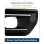Par de Grade Parachoque Ford Ranger 2024 2025 Com Furo Com Moldura Cromada