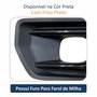 Par de Grade Parachoque Ford Ranger 2024 2025 Com Furo Com Moldura Preta