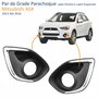 Par de Grade Parachoque Mitsubishi ASX 2013 Até 2016 Com Aro Cromado