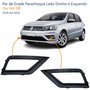 Par de Grade Parachoque Vw Gol G8 2018 Até 2023 Com Furo