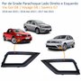Par de Grade Parachoque Vw Gol Voyage G8 Saveiro G7 2017 Até 2023 Com Furo