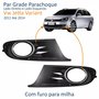 Par de Grade Parachoque Vw Jetta Variant 2011 Até 2014 Com Furo